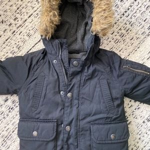Gap toddler boys black down jacket 2yr